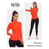 VUTRU Womens Athletic Zip Up Jacket Workout Running Jacket Lightweight