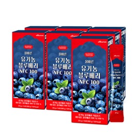 upright 7 Correct Organic Blueberry NFC 100 14 sachets (98 sachets in total) / 올바른 유기농 블루베리 NFC 100 14포 7개 (총 98포)