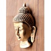 eSplanade Brass Buddha Face Wall Hanging Idol Statue Figurine Murti