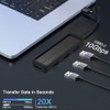 Concentrador USB C de 10 Gbps, concentrador USB 3.2 de