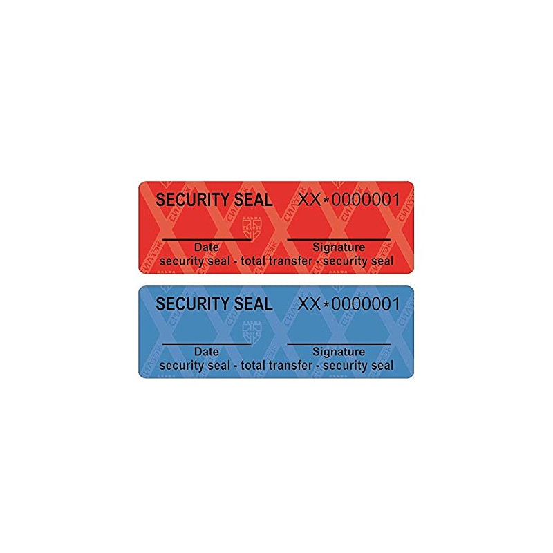 Pack of 100 Transfer Type Seal Security Labels VOID, Security