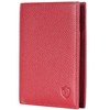 VON HEESEN® Wallets Men & Women, red, with coin pocket,