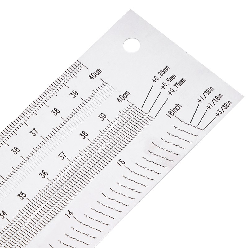 Ultra Precision Marking Ruler Stainless Steel Woodworking Scribing Ruler Gauging