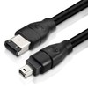 CABLEPELADO FireWire 400 4 Pin to 6 Pin Cable -