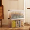 Citylife 69 Qt. Plastic Storage Bins with Lids Large Stackable