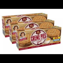 Little Debbie Peanut Butter Creme Pies 18.39 Oz (3 Boxes)