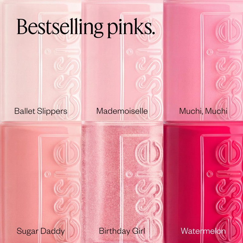 essie Salon-Quality Nail Polish, 8-Free Vegan, Magenta Pink, Pencil Me