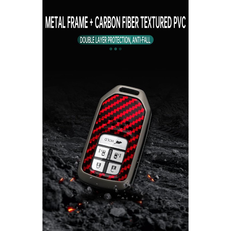 ontto Key Case Compatible with Honda Key Chain Car Key