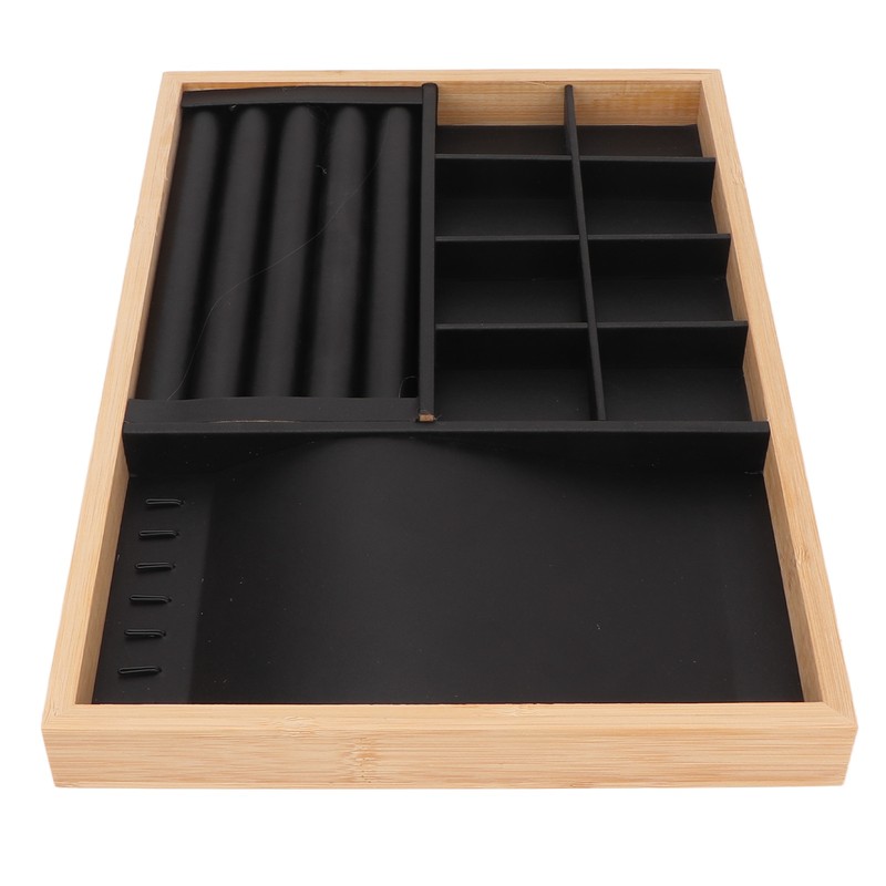Stackable Jewelry Tray Organizer 3 Purpose Storage Cabinet Drawer Display