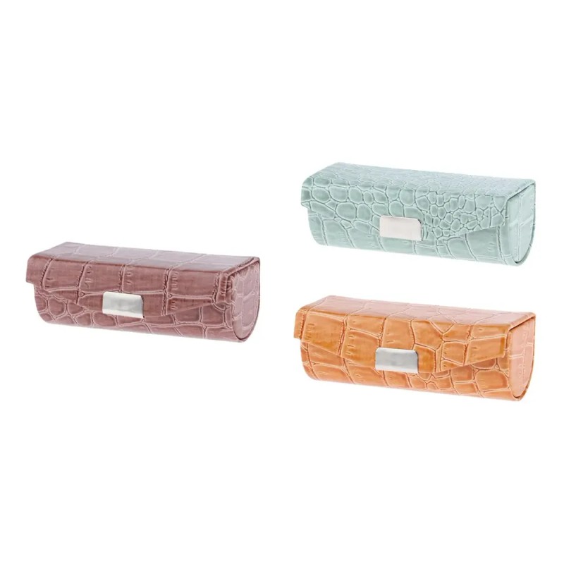 Lápiz Labial De Cuero, Verde Grisáceo Y Marrón Y Naranja