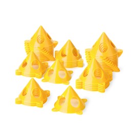 Mr. Pen- Painters Pyramid Stands, 40 Pack, Yellow, Canvas Holder Stand, Paint Stand for Canvas, Door Stands for Painting, Door Painting Stand, Paint Pyramids, Canvas Stands for Paint Pouring