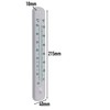 215mm White Greenhouse Thermometer - Accurate Room Thermometer For Home