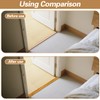 Wapasezyar T Profile Transition Strip Floor PVC Door Sill Strip,