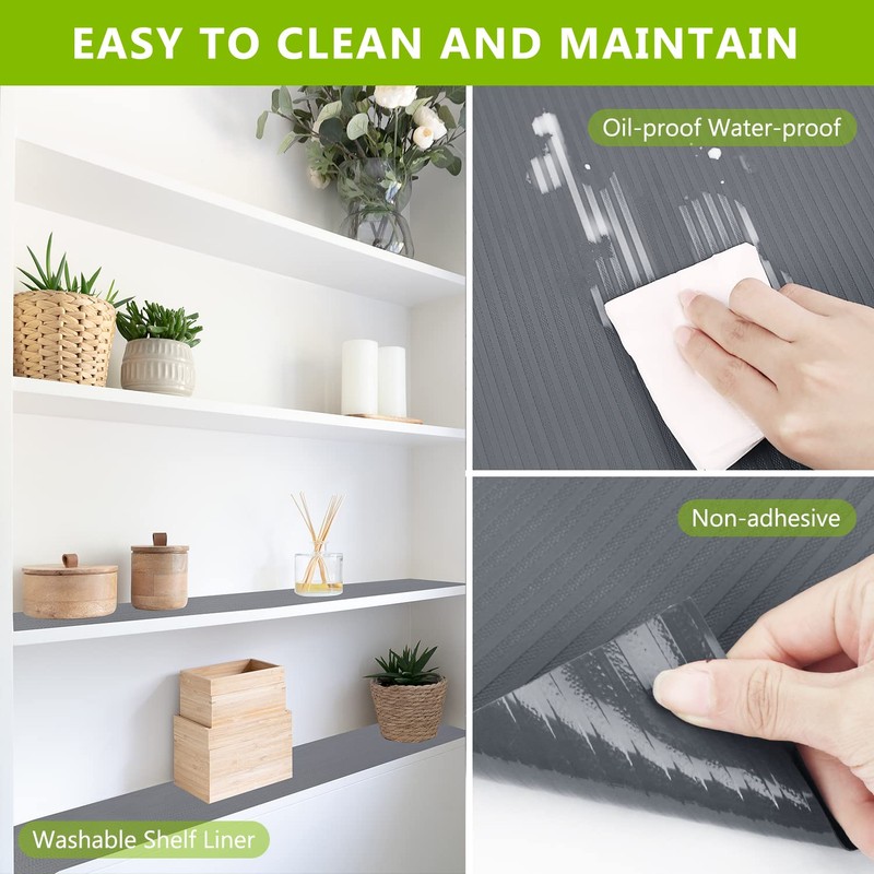 Drawer and Shelf Liner, Shelf Liner Non Adhesive Refrigerator Mats