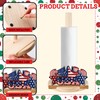GlikCeil 18 Pcs Interchangeable Paper Towel Holder Summer Kitchen Decor