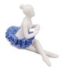 Ballerina Statue Beautiful Relaxed Mood Delicate Ceramic Ballet Dancer Figurine