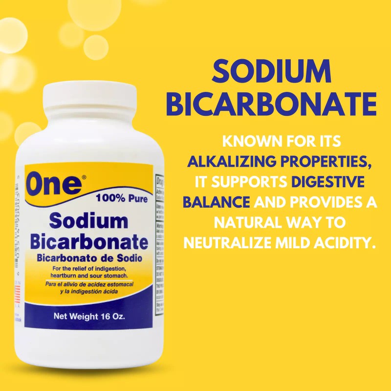 Arymar Pure Sodium Bicarbonate Powder 1 Lb - Natural Baking