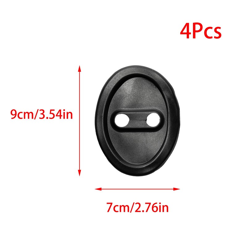 YUYUDEHM 4PCS Silicone Car Door Latch Protector, Car Door Lock