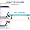 Sealoha 8ft Ultrasimple Adjustable&Foldable Balance Beam,High-Low Floor Beam Suede Gymnastics