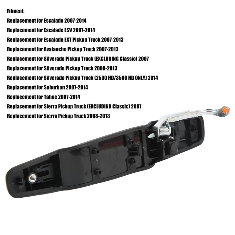 Rear Right Exterior Door Handle 25890260 Replacement for Avalanche Silverado