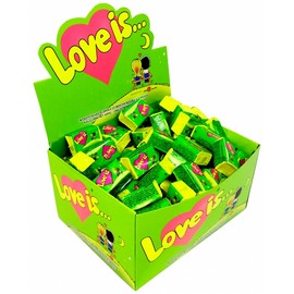 LOVE IS BUBBLE GUM APPLE/LEMON Love Is Chewing Gum 100 pcs