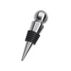 Cilio Bottle Stopper Burgunder Made from Stainless Steel, Silver, 7