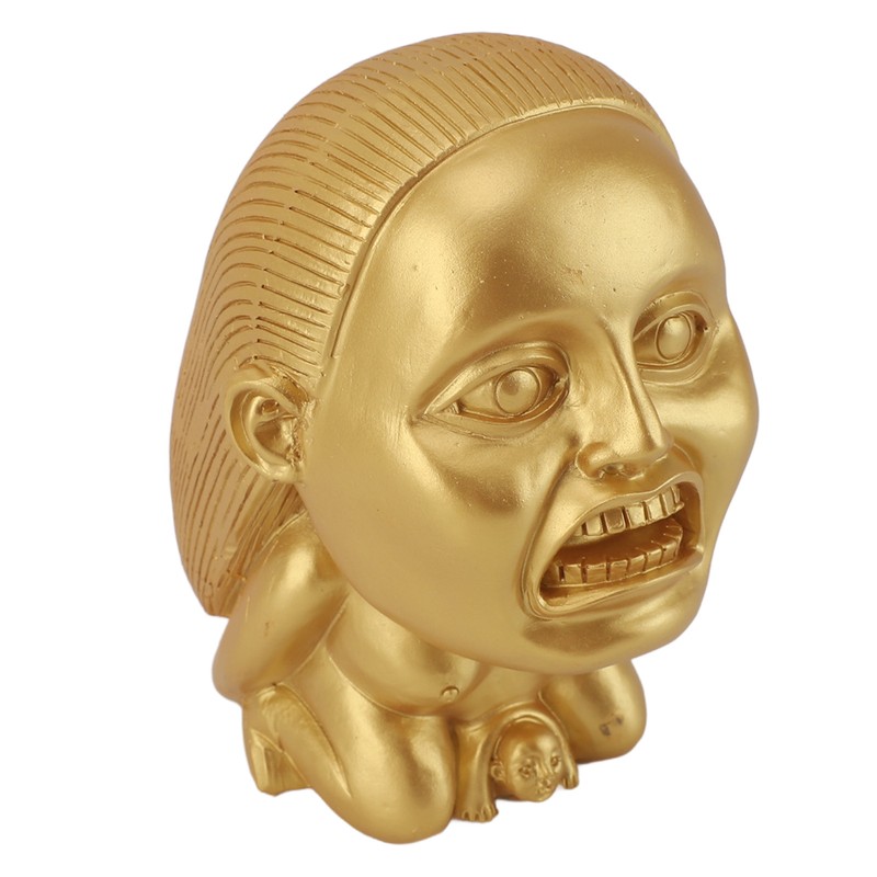 Fertility Statue Resin Handmade Golden Exquisite Creative Fertility Idol Sculpture