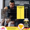 Flamingo Supplements Suplemento gomoso de creatina masticables preentrenamiento con monohidrato