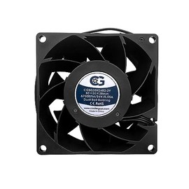Coolerguys 80x80x38mm 24V DC High Speed 3pin Fan CG8038H24B2-3Y