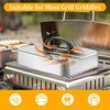 2pcs Rectangular Basting Cover, Stainless Steel Cheese Melting Dome Basting