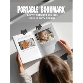 WOCOCN Leather Cute Bookmark, Creative Book Corner for Reading, Size 3.15 x 2.26 in, Book Accessories, Suit for Teachers Students Book Reading Lovers, for School Office Home Supplies