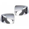 QSC Chrome Hood Mirror Cover Pair Left & Right for
