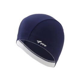 VIEW Swim Cap Swim Cap Two Way Cap Adult Navy Blue V52 NBL