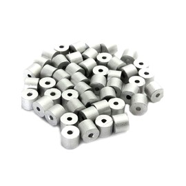 Aluminum Swage Stop for 3/32" Wire Rope Cable - Aluminum Cable Stop Sleeve for 3/32 Inch Wire Rope Swage Clip Aluminum Cable Crimp Sleeves Cable Stops 3/32" Aluminum Swage Sleeves (100)