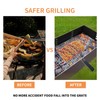 Barbecue BBQ Grill Basket with Handle Stainless Steel Grilling Basket