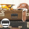 ORTAVA Pack of 2 Folding Handles, Spring-Loaded Box Handle, Cold