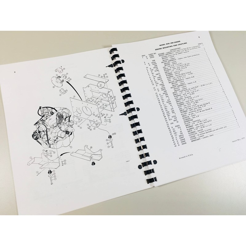 Case 1830 Uni Loader Parts Manual Catalog Skid Steer Assembly