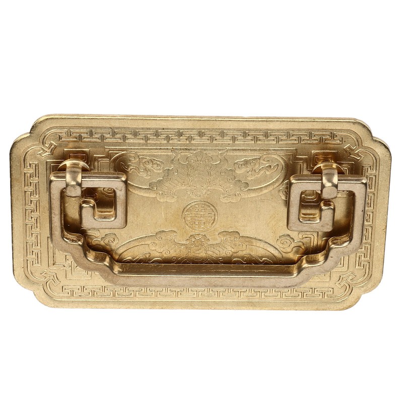 Antique Drawer Handle Tetragonal Bat Handle Antique Chinese Retro Style
