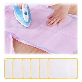 6 Stück Bügeltuch, Bügelmatte, Bügeldecke, Bügelunterlage, Bügelunterlage für Tisch, Verwendet zum Bügeln von Kleidung, Geeignet für Alle Arten von Kleidung(60 * 40cm)