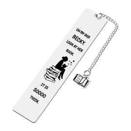 Funny Book Lover Gifts for Women Humorous Bookmark Gag Gifts for Reading Teachers Fun Gifts for Readers Book Marks for Reading Gifts for Girls Friend Humor Birthday Gifts Read Accessories for Women