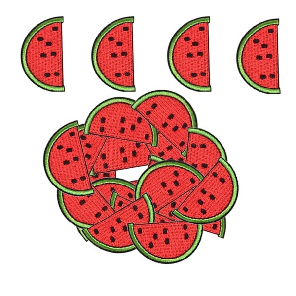 Watermelon Patches,30 Pcs Watermelon Embroidered Patch for Clothes,Watermelon Iron on