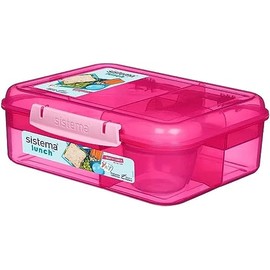 Sistema Bento Lunch Box 1.65 Litre Pink
