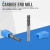 5 pieces carbide 4 flute end mill CNC cutter 6