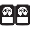 JeepTails Palm Tree Inverted Tail Lamp Light Covers Compatible with