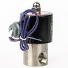 U.S. Solid 3/8" Solenoid Valve - 12V DC Stainless Steel