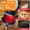 ZENSUKYE Air Fryer Silicona 9Pcs Kit, Silicona para Freidora de