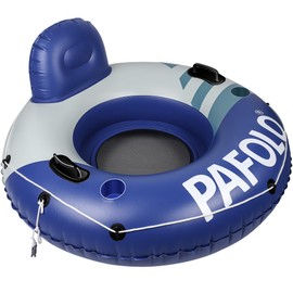 River Tubes for Floating Heavy Duty, Pool Float Adult, 45" Inflatable Float Tube for Beach Lake Rafting, River Floats with Mesh Bottom