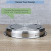 EIKS Stainless Steel Mesh Steamer Basket with Easy Lift Handle