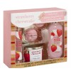 Bodycology 🔥NEW🔥 Bodycology Strawberry Cheesecake Pampering Bath Set with 3
