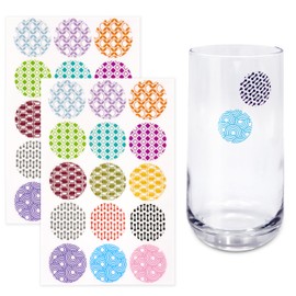 BevBands set of 30 Static Cling Drink Markers, Series 2
